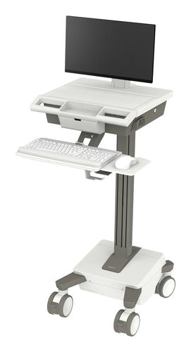 Ergotron M011-0101-100000-1-0 All-in-One PC/workstation mount/stand 19.5 kg White, Grey 61 cm (24")