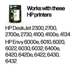 HP 6ZD17AE/305 Printhead cartridge multi pack black + color, 2x120 pages 4ml 120pg + 100pg Pack=2 for HP DeskJet 2710/e/Envy 6020/Envy 6020 e