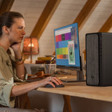 HP OmniDesk M02-0003na AMD Ryzen™ 7 8700G 16 GB DDR5-SDRAM 2 TB SSD Windows 11 Home Tower PC AI PC Black