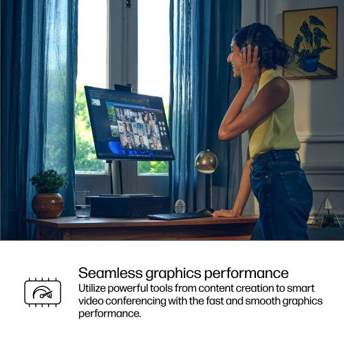 HP ProDesk 4 SFF G1i Desktop AI PC Wolf Pro Security Edition Intel Core Ultra 5 235 16 GB DDR5-SDRAM 512 GB SSD Windows 11 Pro Black