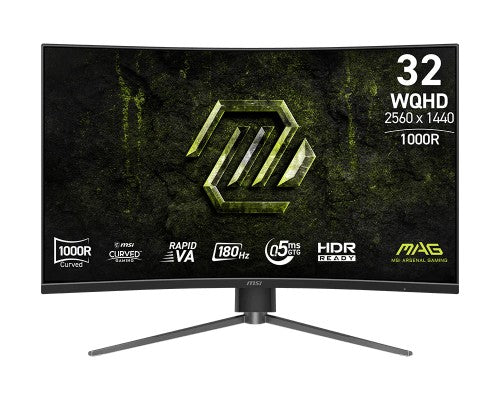 MSI MAG 325CQPF E18 computer monitor 80 cm (31.5") 2560 x 1440 pixels Wide Quad HD Black