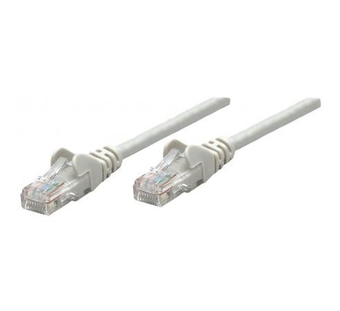 Intellinet Network Patch Cable, Cat6A, 50m, Grey, Copper, S/FTP, LSOH / LSZH, PVC, RJ45, Gold Plated Contacts, Snagless, Booted, Lifetime Warranty