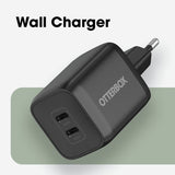 OtterBox Standard EU Wall Charger 65W - 1X USB-C 45W + 1X USB-C 20W USB-PD