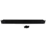 StarTech.com 1U High-density Brush Strip Cable Management Panel, Sturdy Steel Horizontal Data Centre Cable Organizer
