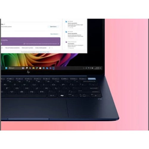 HP EliteBook Ultra G1i 14 inch Notebook Next Gen AI PC Wolf Pro Security Edition Copilot+ PC Intel Core Ultra 7 258V Laptop 35.6 cm (14") Touchscreen 2.8K 32 GB LPDDR5x-SDRAM 512 GB SSD Wi-Fi 7 (802.11be) Windows 11 Pro Blue