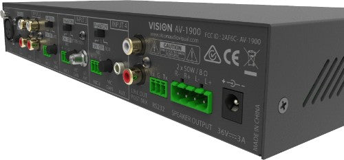 Vision AV-1900 audio amplifier Home Black