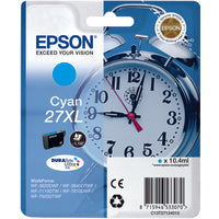 Epson C13T27124010/27XL Ink cartridge cyan high-capacity, 1.1K pages 10.4ml for Epson WF 3620