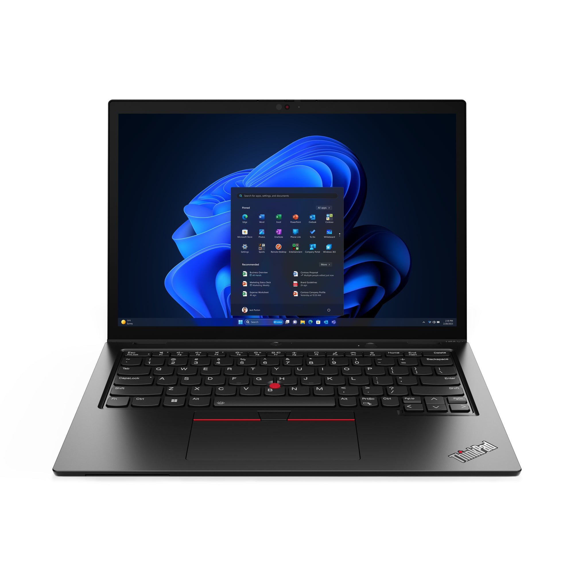 Lenovo ThinkPad L13 2-in-1 Intel Core Ultra 7 155U Hybrid (2-in-1) 33.8 cm (13.3") Touchscreen WUXGA 16 GB LPDDR5-SDRAM 512 GB SSD Wi-Fi 6E (802.11ax) Windows 11 Pro Black  - Computers - Lenovo