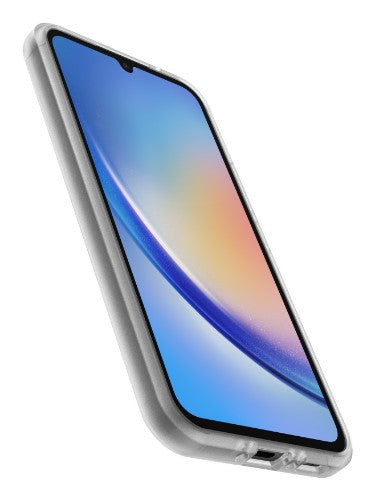 OtterBox React Case for Galaxy A34 5G, Shockproof, Drop proof, Ultra-Slim, Protective Thin Case, Tested to Military Standard, Antimicrobial Protection, clear, No Retail Packaging