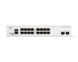 Cisco Catalyst 1300-16T-2G Managed Switch, 16 Port GE, 2x1GE SFP, Limited Lifetime Protection (C1300-16T-2G)