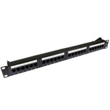 Cables Direct 24 port Cat5e patch panel 1U