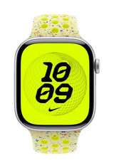 Apple MGC04ZM/A smart wearable accessory Band Yellow Aluminium, Fluoroelastomer