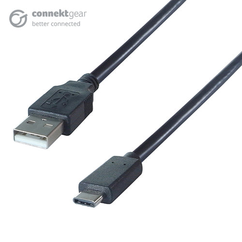 2m USB Charge and Sync Connector Cable A Male to Type C Male