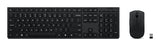 Lenovo 4X31R64317 keyboard Mouse included Office RF Wireless + Bluetooth QWERTY Belgian, French Grey