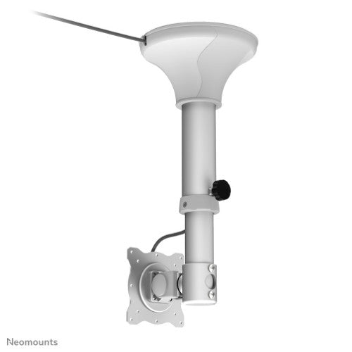Neomounts FPMA-C025SILVER Monitor/TV mount ceiling 10-30" - h 37-47 cm - tiltable