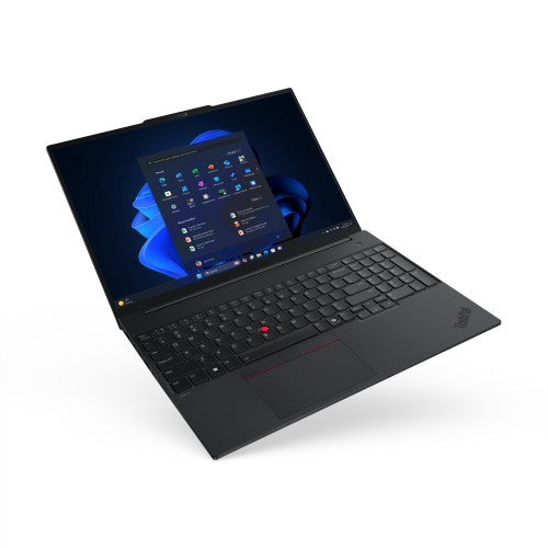 Lenovo ThinkPad E16 Gen 3 (Intel) Copilot+ PC Intel Core Ultra 7 256V Laptop 40.6 cm (16") WUXGA 16 GB LPDDR5x-SDRAM 512 GB SSD Wi-Fi 6E (802.11ax) Windows 11 Pro UK English Black