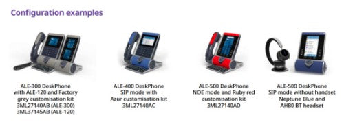 Alcatel-Lucent Enterprise ALE-500 IP phone Blue LCD