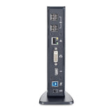 StarTech.com Dual Monitor USB 3.0 Docking Station with HDMI - DVI - 6 x USB Ports~Dual Monitor USB 3.0 Laptop Docking Station with HDMI & DVI/VGA, 6x USB-A Hub, GbE, Audio, Universal Type-A Dock - Windows/macOS/ChromeOS