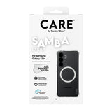 PanzerGlass CARE™ by ® Samba Case Transparent w. White Qi Samsung Galaxy S26+