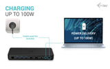 i-tec USB-C Triple Display Docking Station Gen 2 Pro + Power Delivery 100W