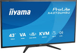 iiyama ProLite X4373UHSU-B2 computer monitor 108 cm (42.5") 3840 x 2160 pixels 4K Ultra HD LED Black