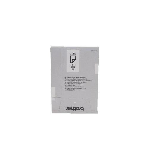 Brother C-212S Thermal-transfer paper DIN A6 light resistent, 20x50 pages Pack=20 for Brother MW 260