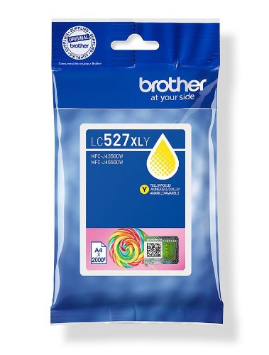 Brother LC-527XLVAL Ink cartridge multi pack Bk,C,M,Y high-capacity 3500pg + 3x2000 pg Pack=4 for Brother MFC-J 4350