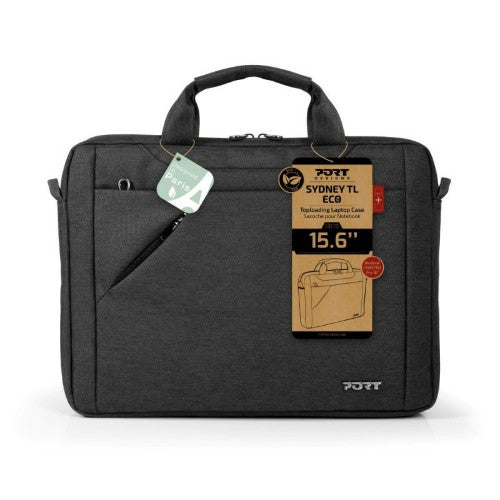 PORT Designs SYDNEY TL ECO 15 6 BK Laptop case Toploading