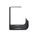 StarTech.com 2-Pack Under Desk Cable Management Tray, 42" Long (21" Per Tray), Metal Slotted Style Cable Organizer, Screw-On Install, Power Bar Holder, Black, TAA