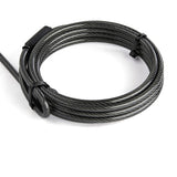 StarTech.com 6.6ft (2m) Laptop Cable Lock - Nano Slot Compatible 4 Digit Combination Security Cable Lock - Anti-Theft Vinyl Coated Steel Cable Lock for Nano Slot Computer/Device - TAA