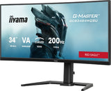 iiyama G-MASTER GCB3484WQSU-B2 34IN PRO-GAMING 0.4MS VA LCD 3440X144 computer monitor 86.4 cm (34") 3440 x 1440 pixels UltraWide Quad HD Black