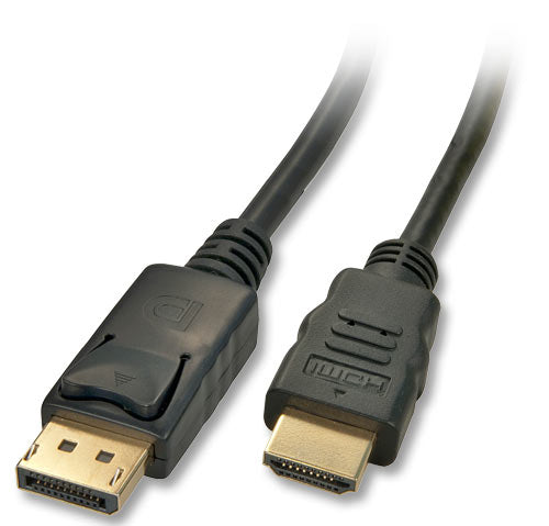 Lindy 41483 video cable adapter 5 m DisplayPort HDMI Black