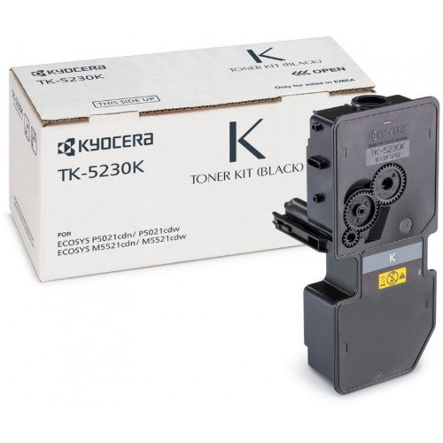 Kyocera 1T02R90NL0/TK-5230K Toner-kit black, 2.6K pages ISO/IEC 19752 for Kyocera P 5021