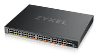 Zyxel XMG2230-52HP Managed L2/L3 2.5G Ethernet (100/1000/2500) Power over Ethernet (PoE) 1U Black