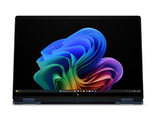 HP OmniBook X Flip 2-in-1 Laptop Next Gen AI 14-kc0000nax Copilot+ PC AMD Ryzen™ AI 5 35.6 cm (14") Touchscreen 2K 16 GB LPDDR5x-SDRAM 512 GB SSD Wi-Fi 7 (802.11be) Windows 11 Home Blue