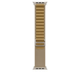 Apple 49mm Tan Alpine Loop - Medium - Natural Titanium Finish