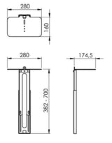 Vogel's PVA 5070 Camera and loudspeaker holder