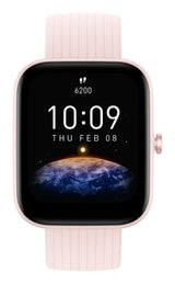 Amazfit Bip 3 Pro 4.29 cm (1.69") TFT 44 mm Digital 240 x 280 pixels Touchscreen Pink GPS (satellite)