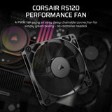 Corsair RS120 Computer case Fan 12 cm Black 1 pc(s)