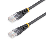 StarTech.com 15 ft Cat5e Black Molded RJ45 UTP Cat 5e Patch Cable - 15ft Patch Cord