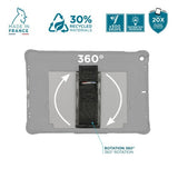 Mobilis PROTECH - Case + 360° handstrap + kickstand for iPad 11'' 2025 (11th gen) - iPad 10.9'' (10th gen)