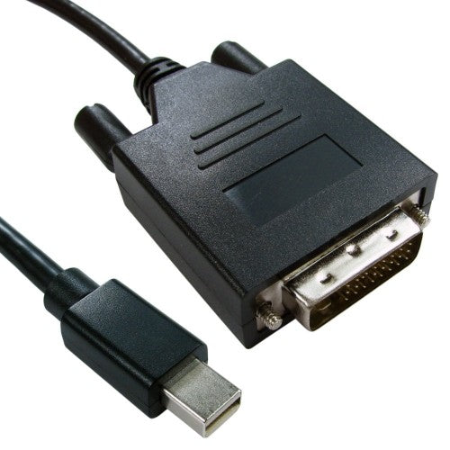 Cables Direct Mini DisplayPort - DVI, 1m DVI-D Black