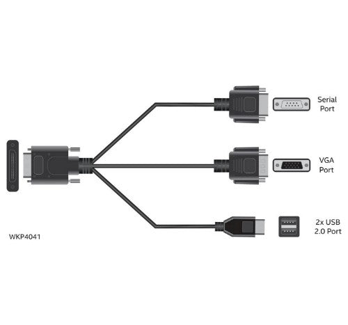 Hewlett Packard Enterprise P25129-B21 video cable adapter VGA (D-Sub) D-Sub (DB-9) Black