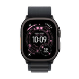 Apple Watch Ultra 3 GPS + Cellular 49mm Black Titanium Case with Black Alpine Loop - Large
