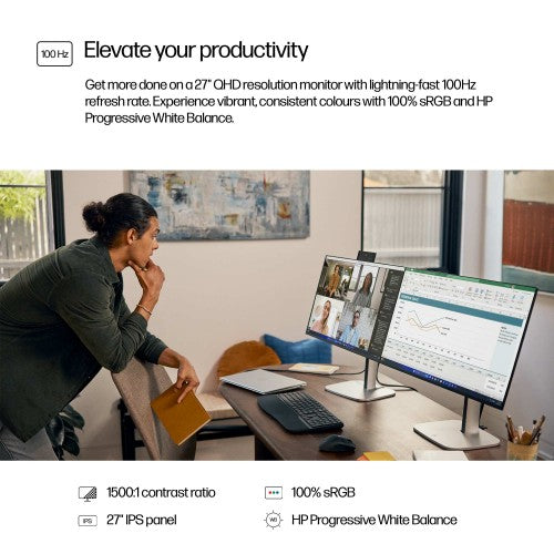 HP Series 5 Pro 27 inch QHD No Stand Monitor - 527pq