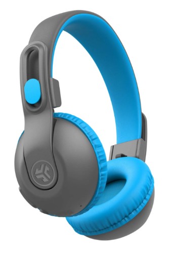JLab JBuddies Studio 2 Headset Wired & Wireless Head-band Calls/Music USB Type-C Bluetooth Blue, Grey
