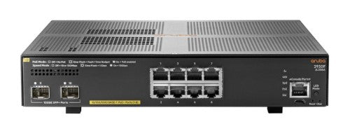 HPE Aruba Networking Aruba 2930F 8G PoE+ 2SFP+ Managed L3 Gigabit Ethernet (10/100/1000) Power over Ethernet (PoE) 1U Grey