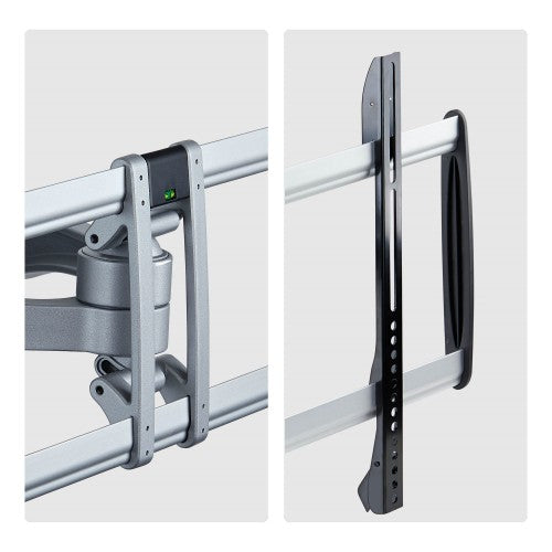 StarTech.com Heavy-Duty Articulating TV Wall Mount for up to 100-inch and 187.4lb/85kg Flat Screens, VESA 800x500, Low-Profile Bracket, TAA-Compliant