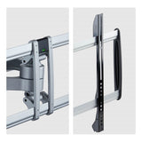 StarTech.com Heavy-Duty Articulating TV Wall Mount for up to 100-inch and 187.4lb/85kg Flat Screens, VESA 800x500, Low-Profile Bracket, TAA-Compliant