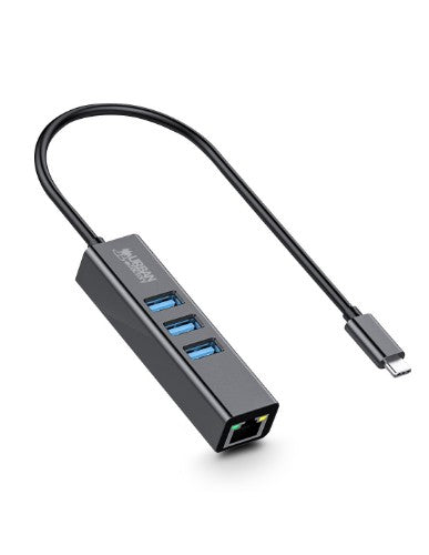 Urban Factory HUBEE: HUB USB-C 1RJ45 ET 3 USB-A 3.0